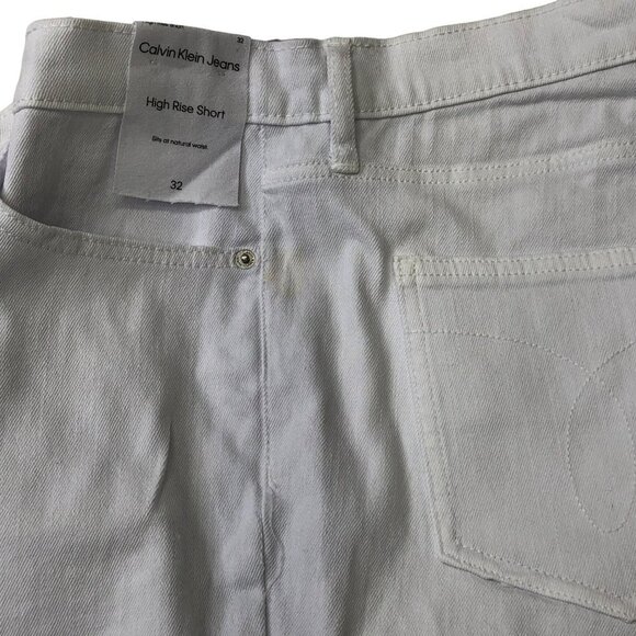 $59 Calvin Klein Jeans Women's High-Rise Roll-Cuff Shorts size 31 nwt - Picture 4 of 7